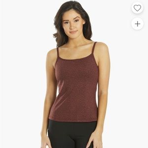 Everyday Yoga Divine Cheetah Scoop Back Support Tank